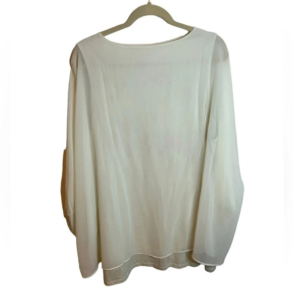 SOFT SURROUNDINGS MINT GREEN LAYERED TUNIC - Picture 2 of 4